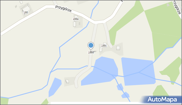 Przygórze, Przygórze, 188d, mapa Przygórze