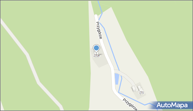 Przygórze, Przygórze, 231a, mapa Przygórze