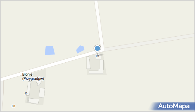Przygradów, Przygradów, 85, mapa Przygradów