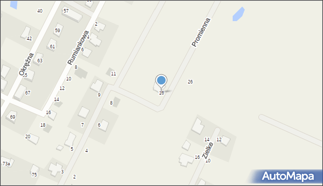 Przyjaźń, Promienna, 16, mapa Przyjaźń