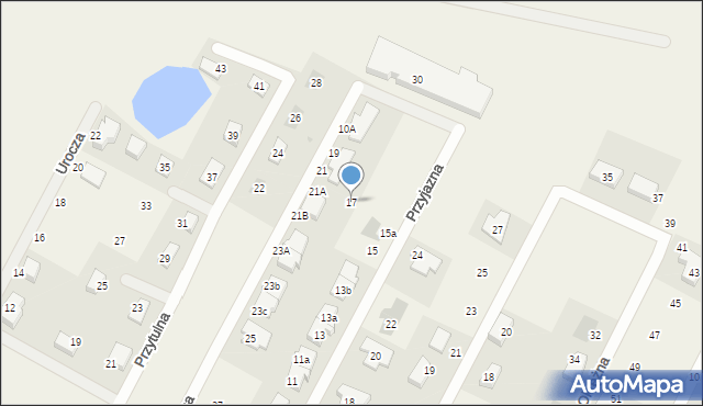 Przyjaźń, Przyjazna, 17, mapa Przyjaźń
