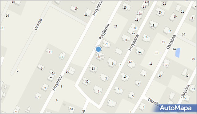 Przyjaźń, Przyjazna, 31, mapa Przyjaźń