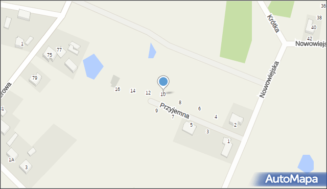 Przyjaźń, Przyjemna, 10, mapa Przyjaźń