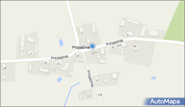 Przyjaźnia, Przyjaźnia, 11, mapa Przyjaźnia