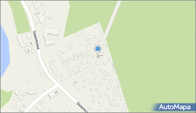 Przyjezierze, Przyjezierze, 20, mapa Przyjezierze