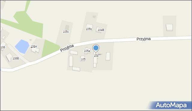 Przyjma, Przyjma, 104, mapa Przyjma