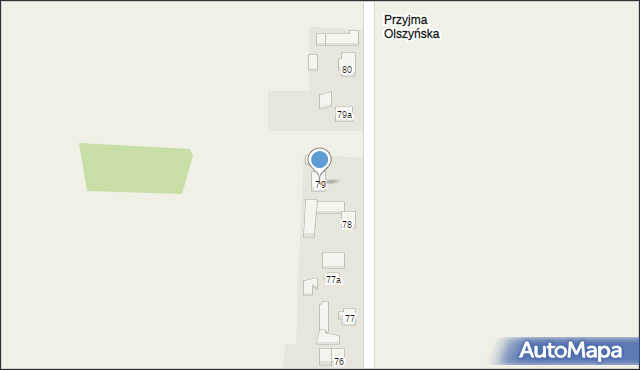 Przyjma, Przyjma, 79, mapa Przyjma