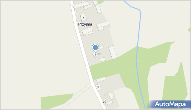 Przyjma, Przyjma, 8, mapa Przyjma