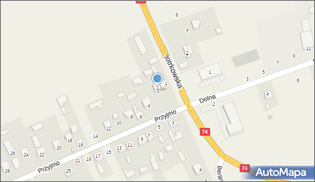 Przyjmo, Przyjmo, 2, mapa Przyjmo