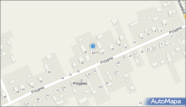 Przyjmo, Przyjmo, 24, mapa Przyjmo
