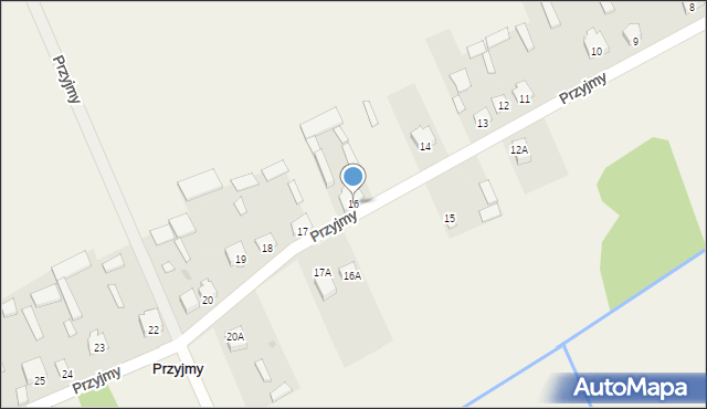 Przyjmy, Przyjmy, 16, mapa Przyjmy