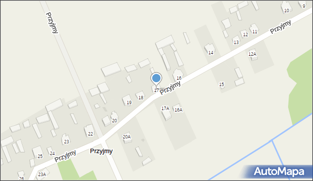 Przyjmy, Przyjmy, 17, mapa Przyjmy