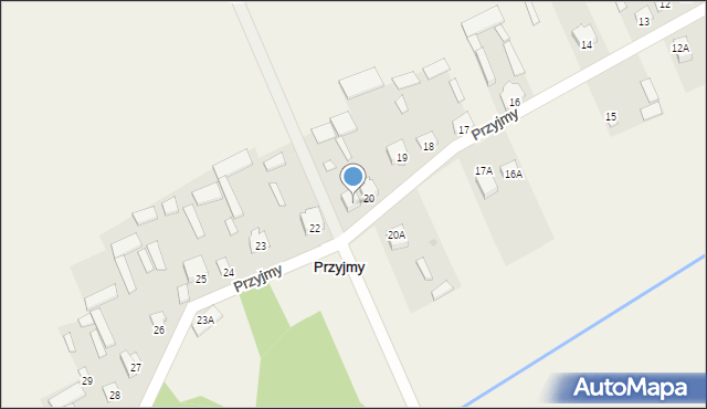 Przyjmy, Przyjmy, 21, mapa Przyjmy