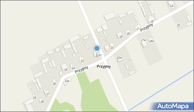 Przyjmy, Przyjmy, 22, mapa Przyjmy