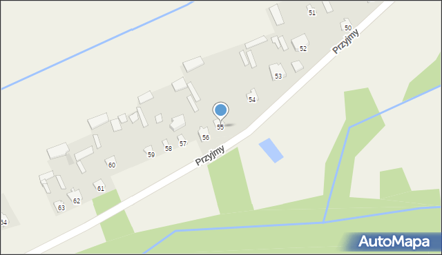 Przyjmy, Przyjmy, 55, mapa Przyjmy