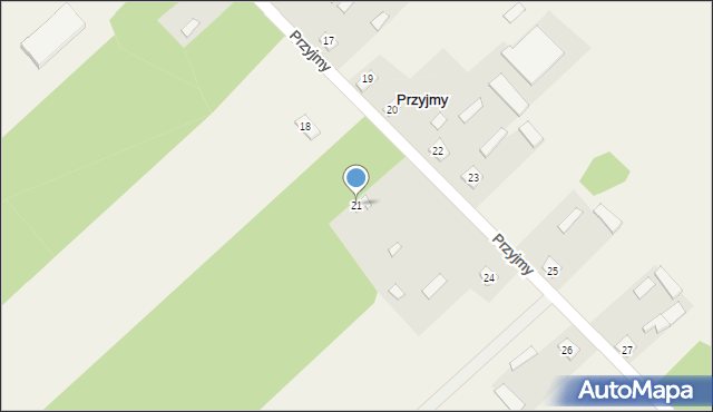 Przyjmy, Przyjmy, 21, mapa Przyjmy