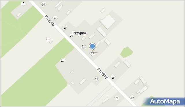 Przyjmy, Przyjmy, 23, mapa Przyjmy