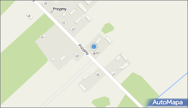 Przyjmy, Przyjmy, 25, mapa Przyjmy