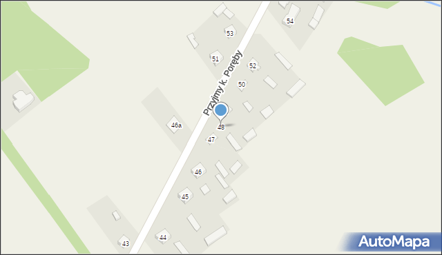 Przyjmy k. Poręby, Przyjmy k. Poręby, 48, mapa Przyjmy k. Poręby