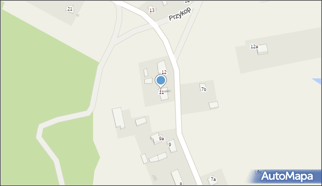 Przykop, Przykop, 11, mapa Przykop