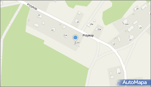 Przykop, Przykop, 21, mapa Przykop