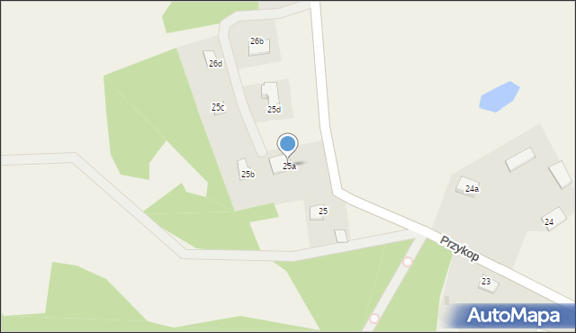 Przykop, Przykop, 25a, mapa Przykop
