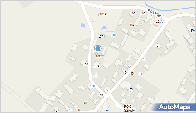Przykop, Przykop, 109, mapa Przykop