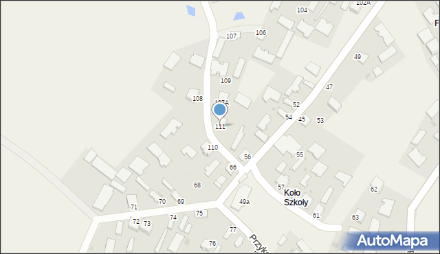 Przykop, Przykop, 111, mapa Przykop