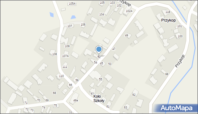 Przykop, Przykop, 52, mapa Przykop