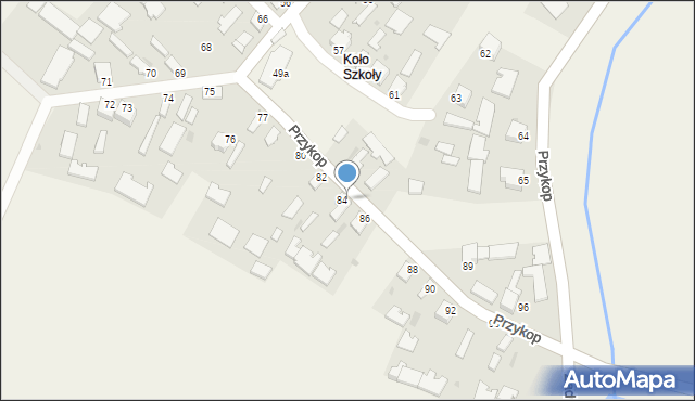 Przykop, Przykop, 85, mapa Przykop
