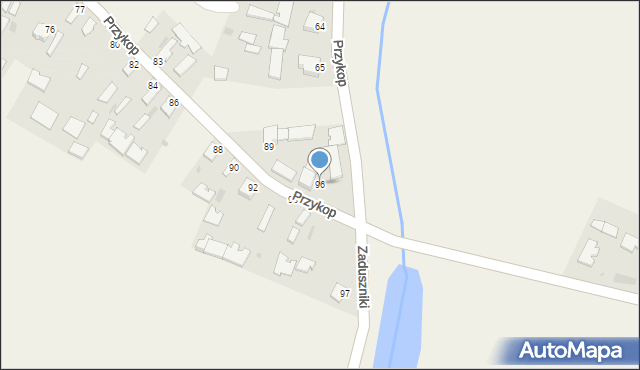 Przykop, Przykop, 96, mapa Przykop