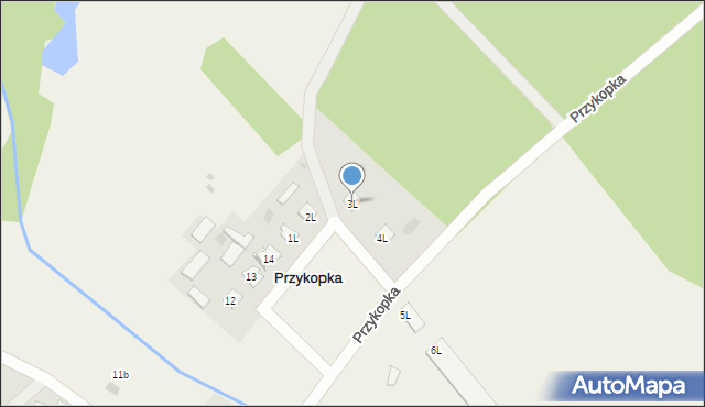 Przykopka, Przykopka, 3L, mapa Przykopka