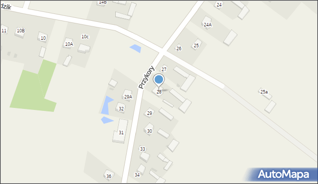 Przykory, Przykory, 28, mapa Przykory