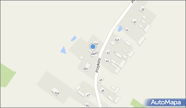 Przykory, Przykory, 44A, mapa Przykory