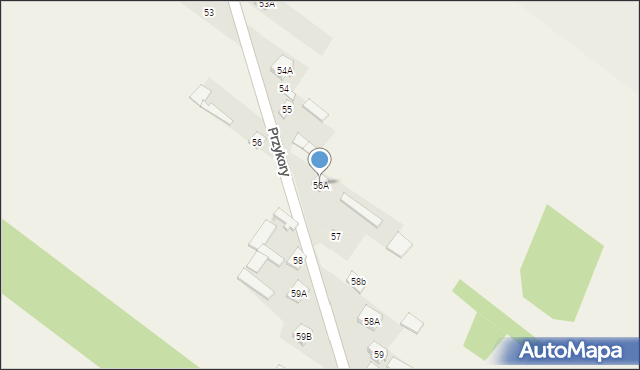 Przykory, Przykory, 56A, mapa Przykory