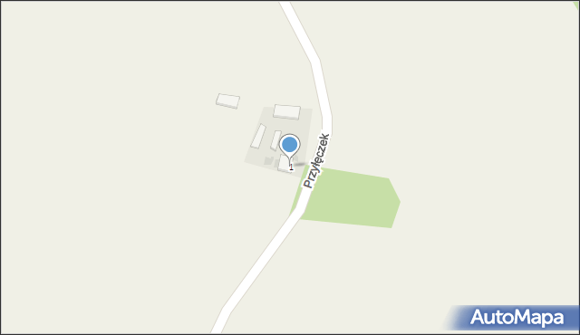 Przyłęczek, Przyłęczek, 1, mapa Przyłęczek