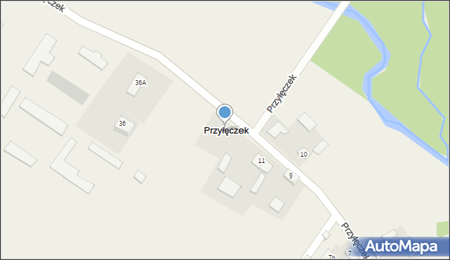 Przyłęczek, Przyłęczek, 12, mapa Przyłęczek