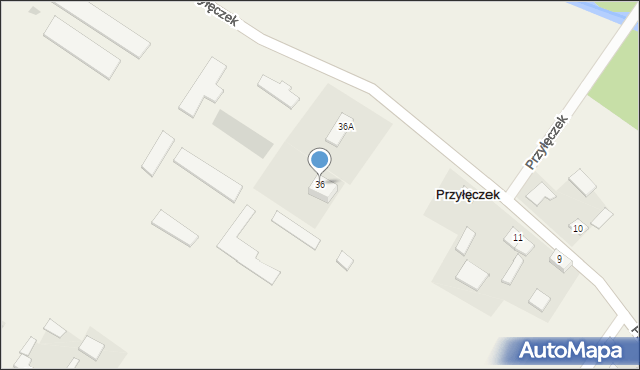 Przyłęczek, Przyłęczek, 36, mapa Przyłęczek