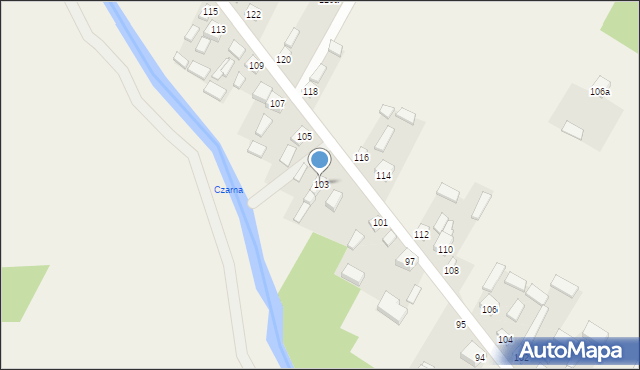 Przyłęk, Przyłęk, 103, mapa Przyłęk