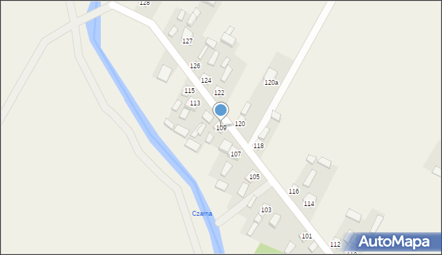 Przyłęk, Przyłęk, 109, mapa Przyłęk