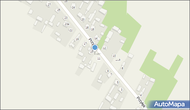 Przyłęk, Przyłęk, 13, mapa Przyłęk