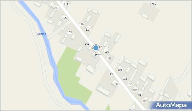 Przyłęk, Przyłęk, 97, mapa Przyłęk