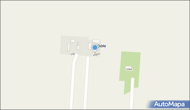 Przyłęk, Przyłęk, 103, mapa Przyłęk