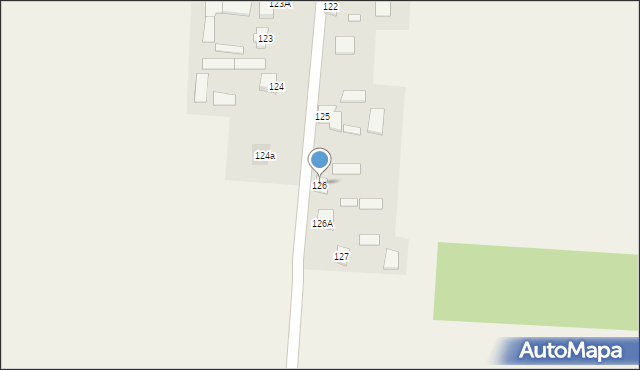 Przyłęk, Przyłęk, 126, mapa Przyłęk