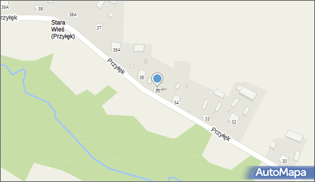 Przyłęk, Przyłęk, 35, mapa Przyłęk