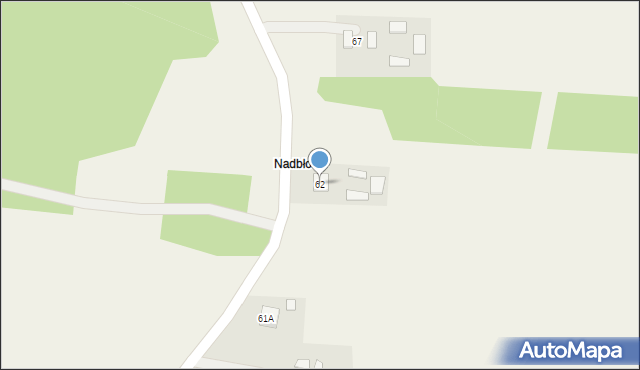 Przyłęk, Przyłęk, 62, mapa Przyłęk