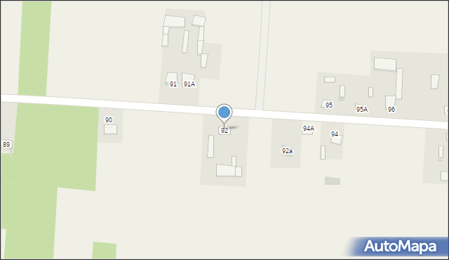 Przyłęk, Przyłęk, 92, mapa Przyłęk