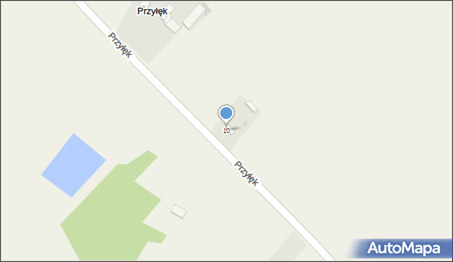 Przyłęk, Przyłęk, 10, mapa Przyłęk