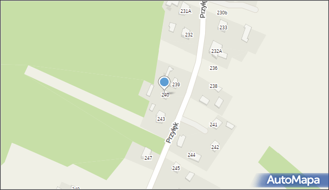 Przyłęk, Przyłęk, 240, mapa Przyłęk