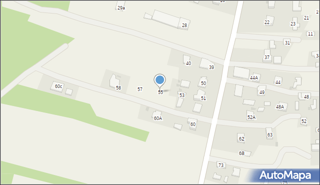 Przyłęk, Przyłęk, 55, mapa Przyłęk